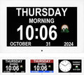 Dementia Clock with 12 sets of alarms paired with 20 usage scenarios, Large by Unknown