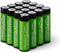 Amazon Basics 16-Pack Rechargeable AA NiMH Batteries, 2000 mAh, Low Self by AmazonBasics