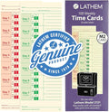Lathem Weekly Time Cards, Double-Sided, by Lathem