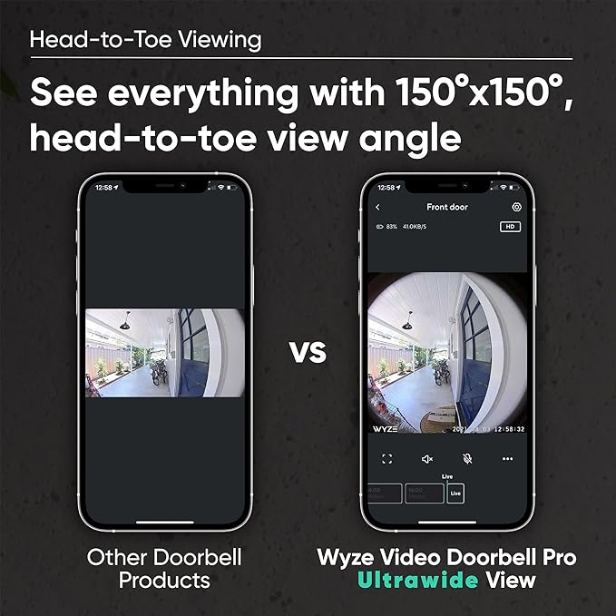Wyze Wireless Video Doorbell Pro, 1440 HD Video, 1:1 Aspect Ratio: 1:1 - Image 3