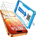 3 Pack for iPhone 17 Pro Max Screen Protector 6.9 inch, HD Clear Tempered Glass by JavoYion