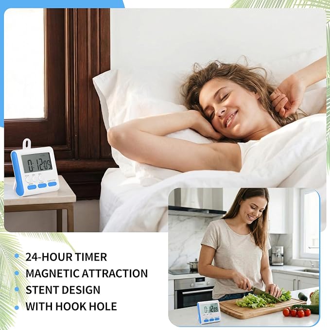 Mudder 3 Pack Digital Kitchen Timer - Image 6