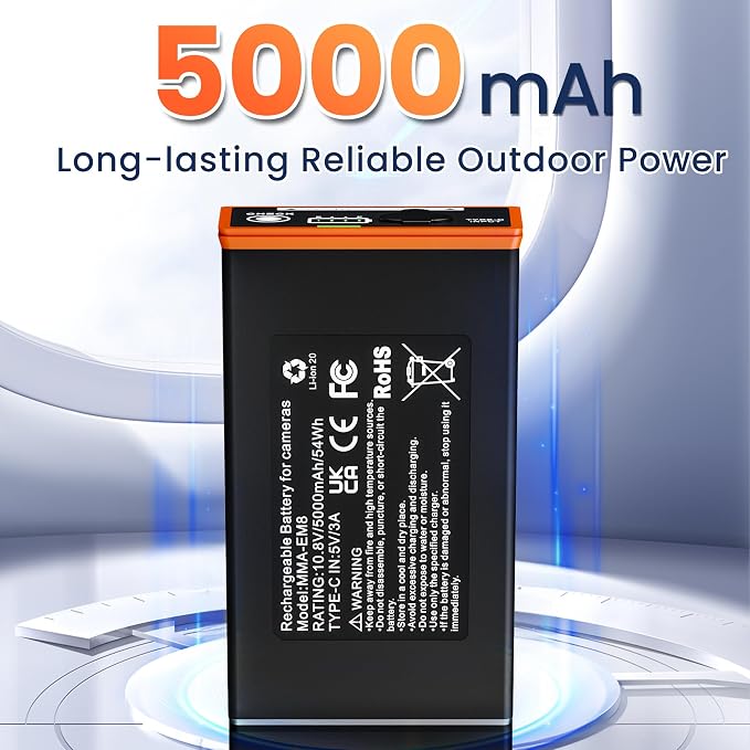 1-Pack 5000mAh Replacement Battery - Image 2