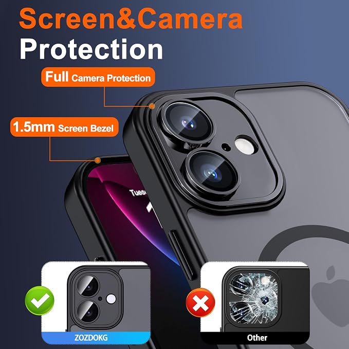 for iPhone 16 Case with Privacy Screen Protector and Camera Protection - Image 6