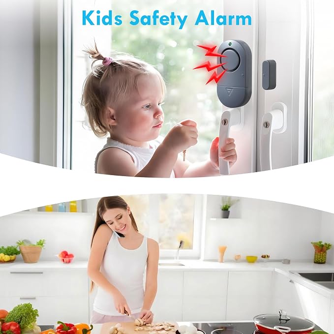 Door Window Alarm, 120DB Window Alarms - Image 5