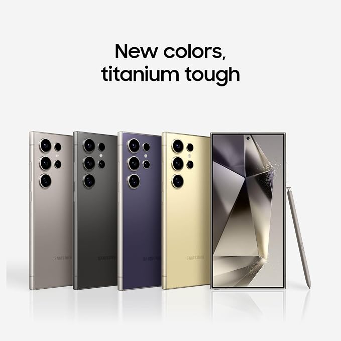 Samsung Galaxy S24 Ultra 5G, US Version, Titanium Yellow - Image 2