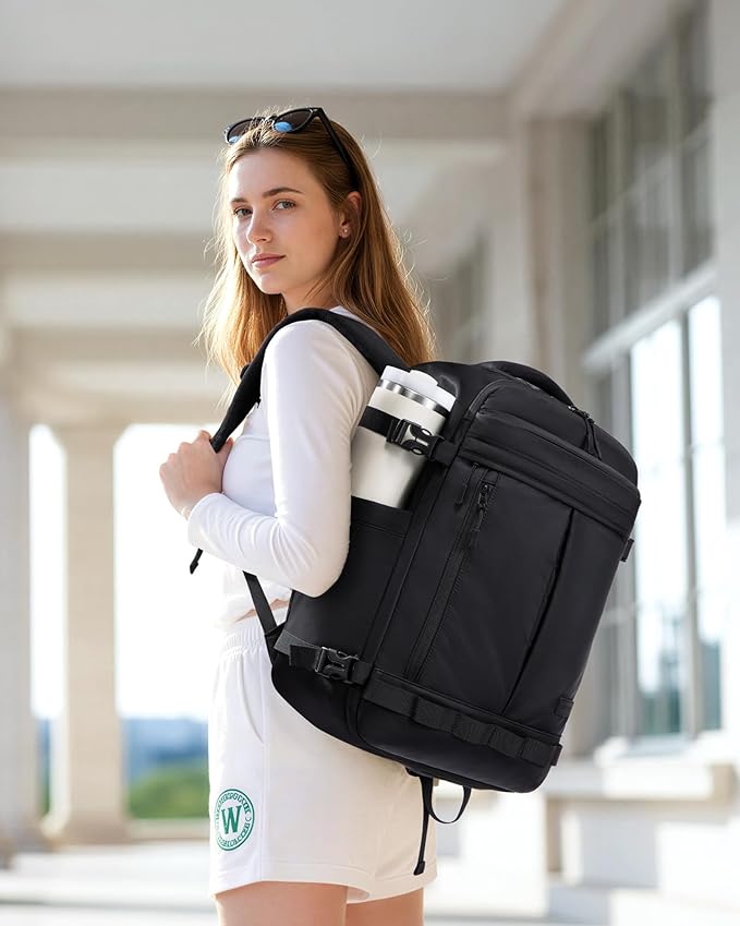 LOVEVOOK 50L Travel Backpack for Women Men, Airline Approved Carry On Luggage - Image 2