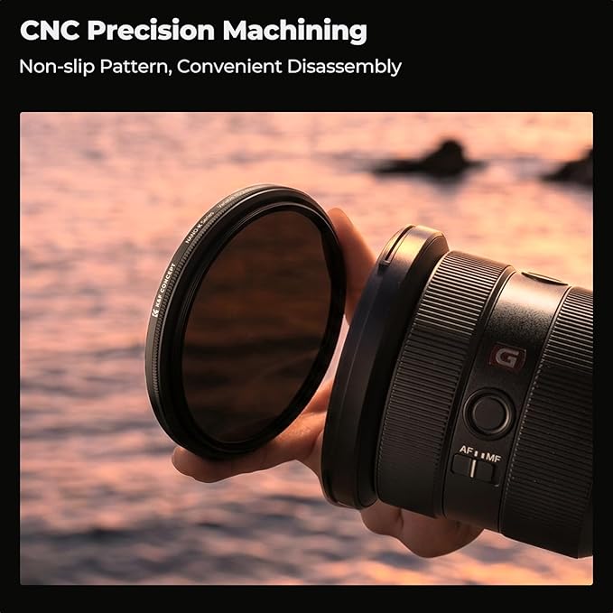 K&F CONCEPT 37mm Variable ND Lens Filter ND2-ND400 18 Multi-Layer Coatings - Image 6