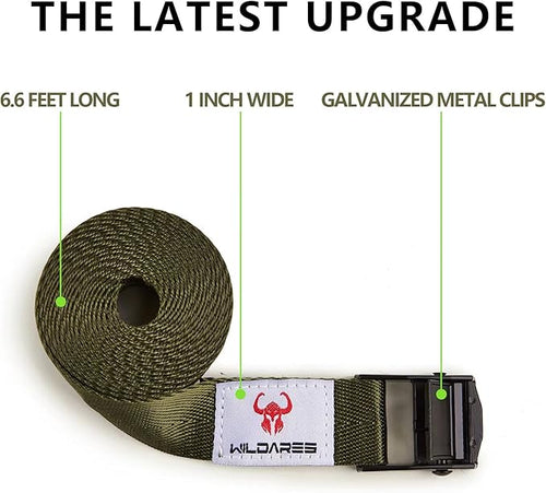 1" x 6.6' Trail Cam Strap, Game Camera Straps, Trail Camera mounting Straps - Image 2