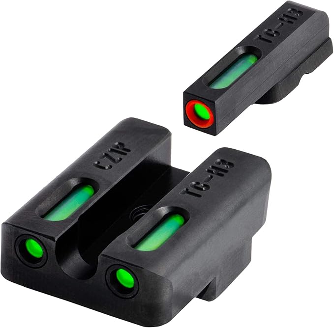 Truglo TFX PRO Handgun Sight, Glowing Shock Proof Tritium and Fiber Optic Night by TruGloInc-Sports