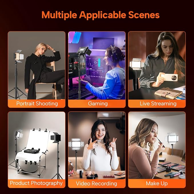 1Pack LED Video Photography Lighting Kit - Image 9