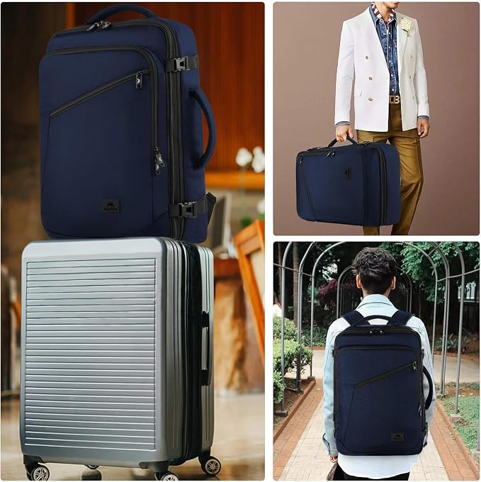 MATEIN Extra Large Mens Travel Backpack Carry on, Expandable Traveling Backpack - Image 7