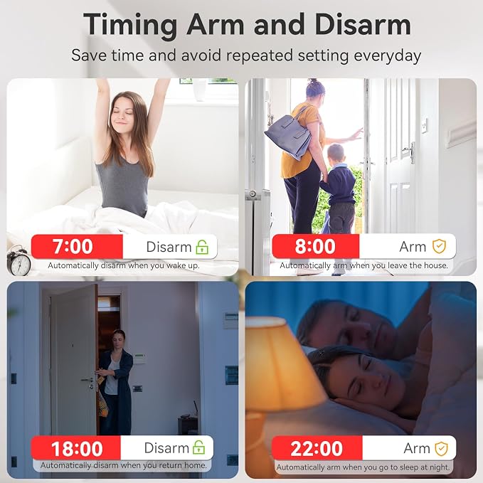 CPVAN WiFi Motion Sensor Alarm System, 125dB Smart PIR Motion Detector - Image 9