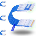 Rapink Patch Cables Cat6/ Cat6a 5ft Slim, Cat6a Ethernet Patch Cable 10G Support by Rapink