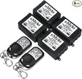 eMylo DC 12V 4x1channel RF Relay Wireless Remote Control Light Switch 433Mhz by eMylo