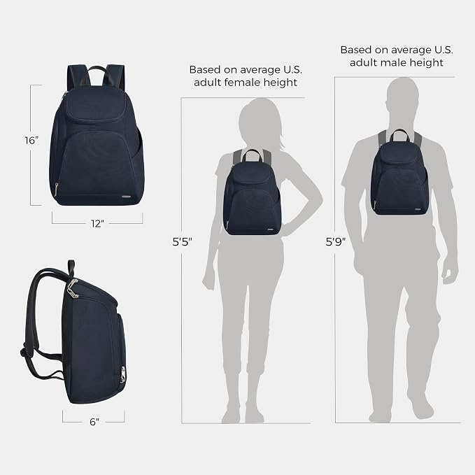 Travelon Anti-Theft Classic Backpack - Image 4