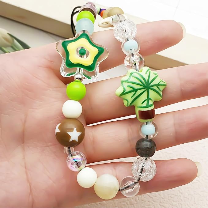 Beaded Camera Wrist Strap Cute Digital Camera Charm Lanyard Phone Chain - Image 5