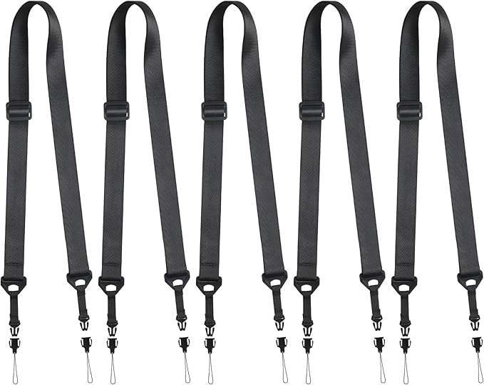 FIEIL 5 Pack Replacement Nylon Neck Lanyard, Universal Shoulder Strap by FIEIL