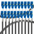 20-Pack - 1m Uniboot LC to LC Armored Fiber Patch Cable, Singlemode 9/125um by Bangun