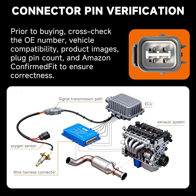 Downstream O2 Sensor Set | Direct Replacement - Image 4