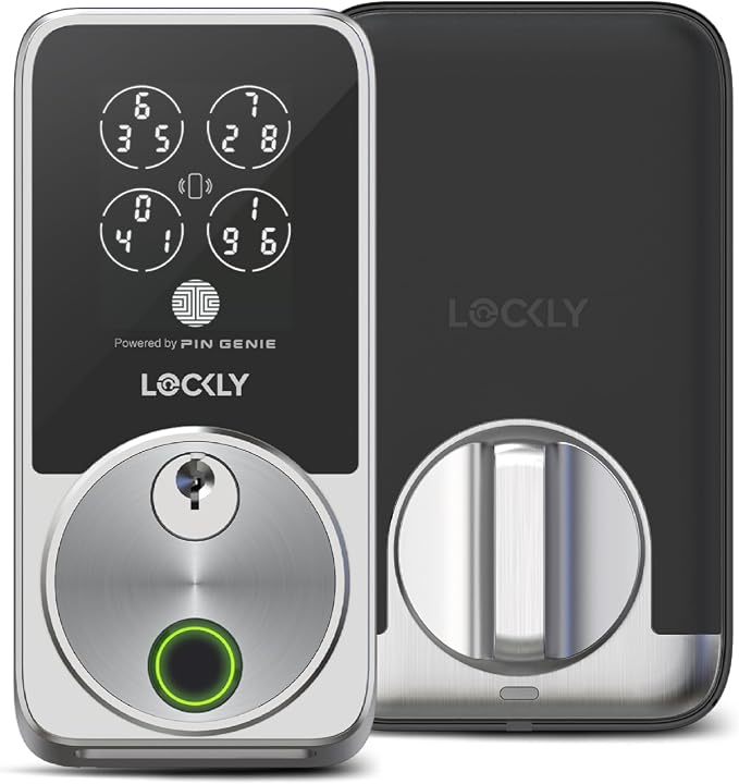 Lockly Secure Pro Smart Door Lock, Fingerprint Keyless Entry Door Lock by Lockly