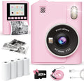 Instant Print Camera for Kids, 1080P Instant Digital Print Cameras for Toddler by ANBURI