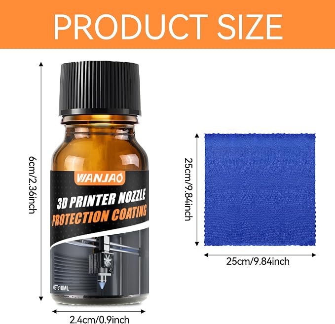 3D Printer Nozzle Protection Coating, 3D Printer Nozzle Cleaner High Temperature - Image 7