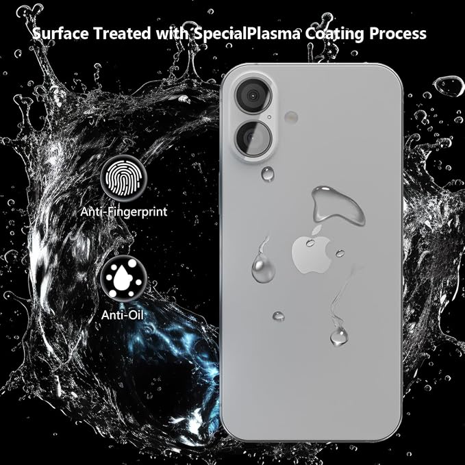 2 Pack for iphone 16 Plus Back Screen Protector Flexible Film Not Tempered Glass - Image 4