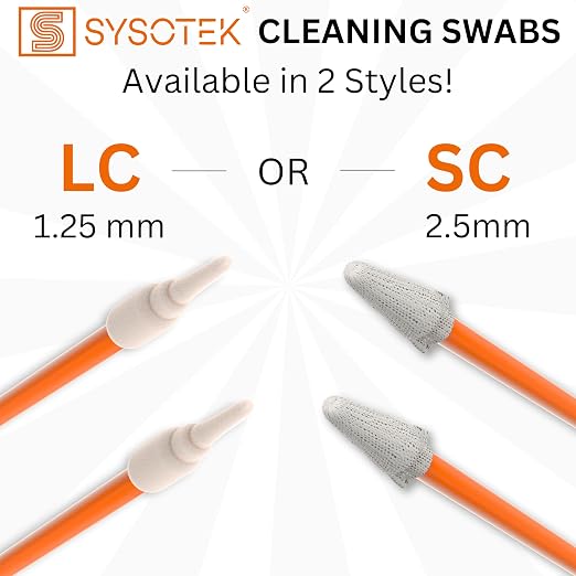 Fiber Optic Cleaning Swabs, 100 Pack LC 1.25mm Lint Free Anti-Static Cleaning - Image 8