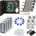 Water Proof Metal Keypad Reader 4 Doors Access Control Kit Outdoor Install by MENGQI-CONTROL