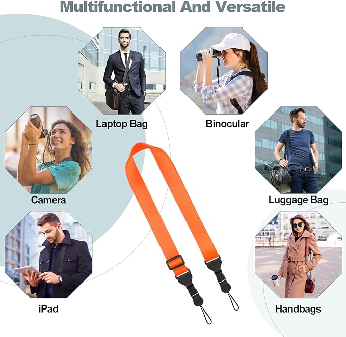Adjustable Shoulder Strap, Comfortable Camera Strap, Neck Lanyard - Image 5