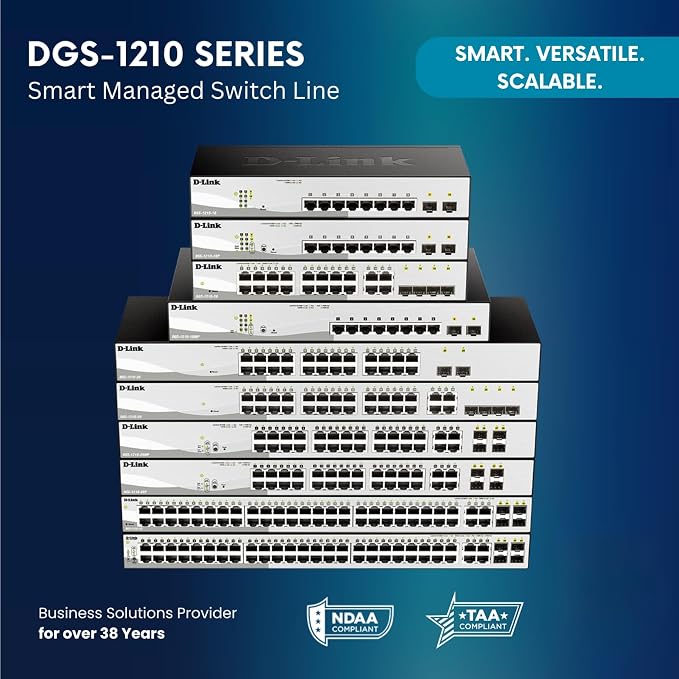 D-Link 28-Port Gigabit Smart Managed PoE+ Switch, 24 PoE+ Ports + 4 SFP Combo - Image 17