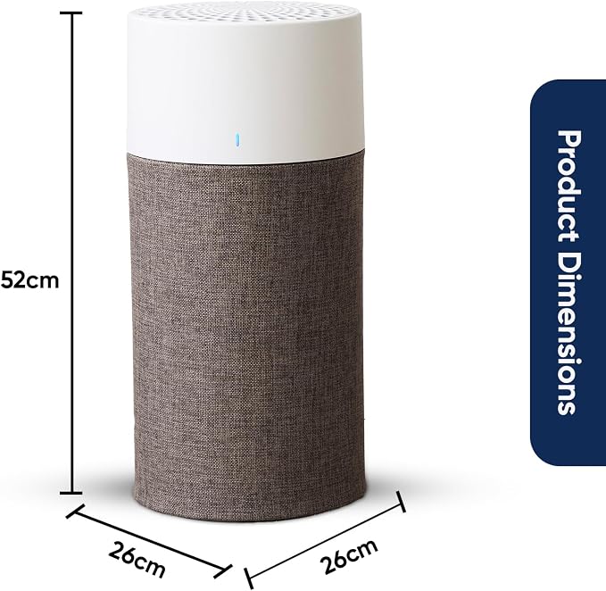 BLUEAIR Bedroom Air Purifier, Air Cleaner Dust Pet Dander Smoke Mold Pollen Bacteria Virus Allergen, Odor Removal, for Home Office Kitchen, Washable Pre Filter, HEPASilent, Medium Room, Blue 311 Auto - Image 8