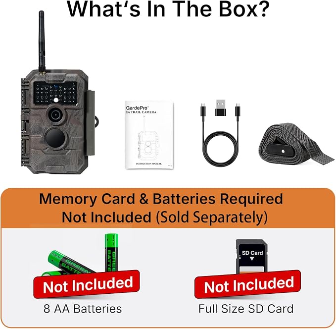 GardePro E6 WiFi Trail Camera, Stable WiFi - Image 4