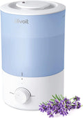 LEVOIT Dual 150 Humidifiers for Bedroom Large Room, 3L Cool Mist Top Fill Essential Oil Diffuser for Baby Nursery and Plants, 360° Nozzle, Quiet Rapid Ultrasonic Humidification for Home, Blue by Levoit