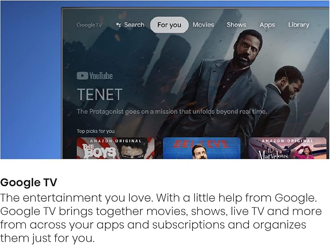 Hisense 55-Inch Class A6 Series 4K UHD Smart Google TV with Alexa Compatibility, Dolby Vision HDR, DTS Virtual X, Sports & Game Modes, Voice Remote, Chromecast Built-in (55A6H) , Black - Image 14