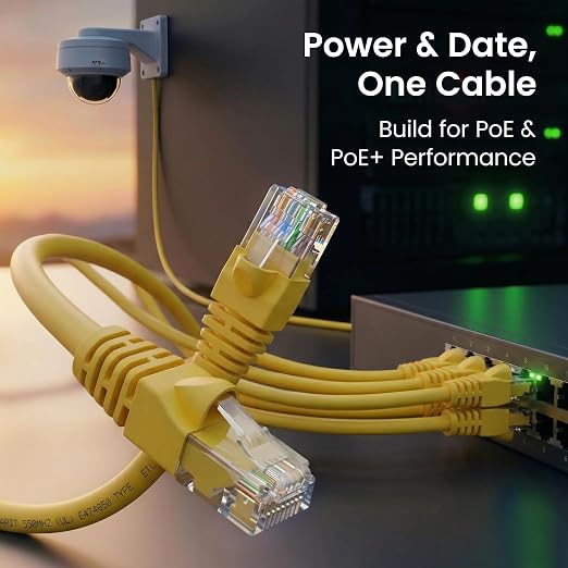 GEARit Cat 6 Patch Cables 3 ft Yellow Cat6 Patch Cables 3ft Yellow/Ethernet - Image 7