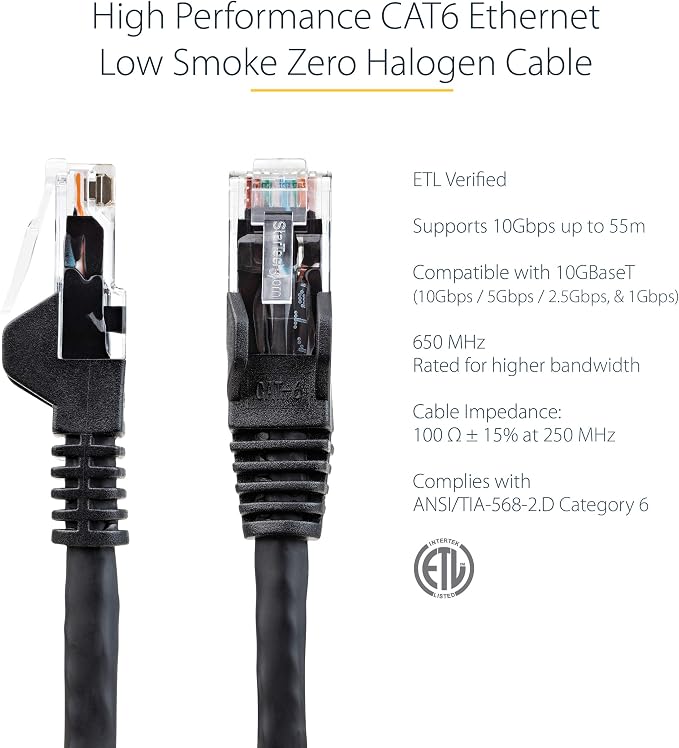 StarTech.com 20ft CAT6 Ethernet Cable - Image 4