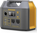 EnginStar Portable Power Station,300W Solar Generator, 110V 296Wh Power Bank Two Pure Sine Wave AC Outlet 80000mAh Lithium Battery Pack for Camping Outdoors Trip RV Hunting Vans Emergency Backup by ENGINSTAR