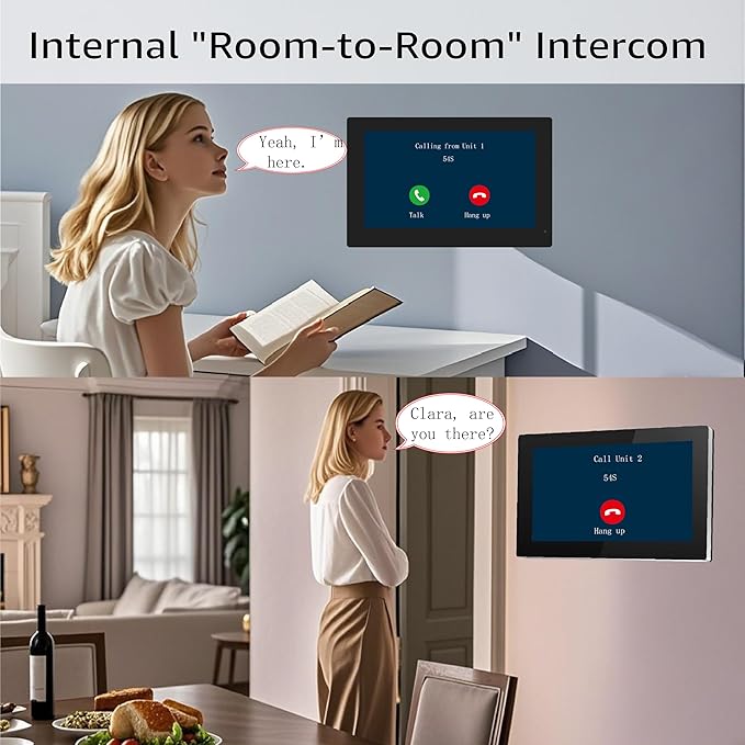 3 Units Apartment Video Intercom System, house video intercom. Wired Video - Image 3