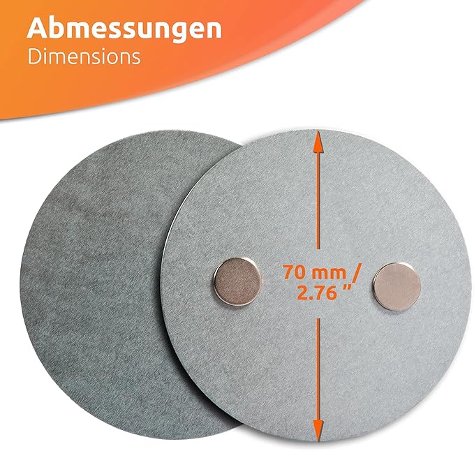 ECENCE Magnetic Smoke Detector Installation Tool 5pcs Magnetic Adhesive Pads - Image 5