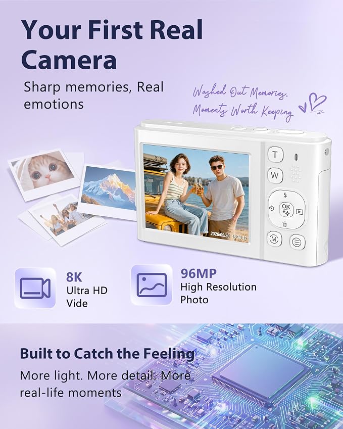 8K Digital Camera, 96MP WiFi Cameras - Image 3