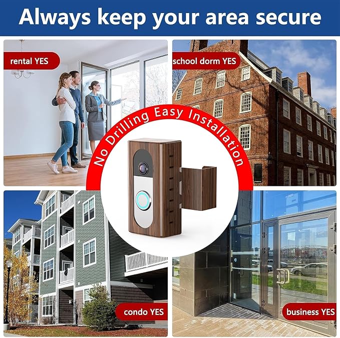 KIMILAR Anti-Theft Video Doorbell Mount Compatible - Image 6