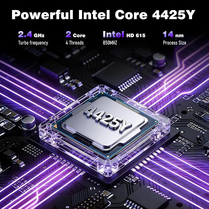 NIAKUN Laptop Computer 2026, 15.6 Inch Lap Top PC Window 11 Pro, 16GB RAM 512GB SSD, Int Pentium Gold Processor 4425Y, 2-Year Warranty, Bluetooth, Mini HDMI, FHD 1080P IPS Display, Office 365 - Image 3