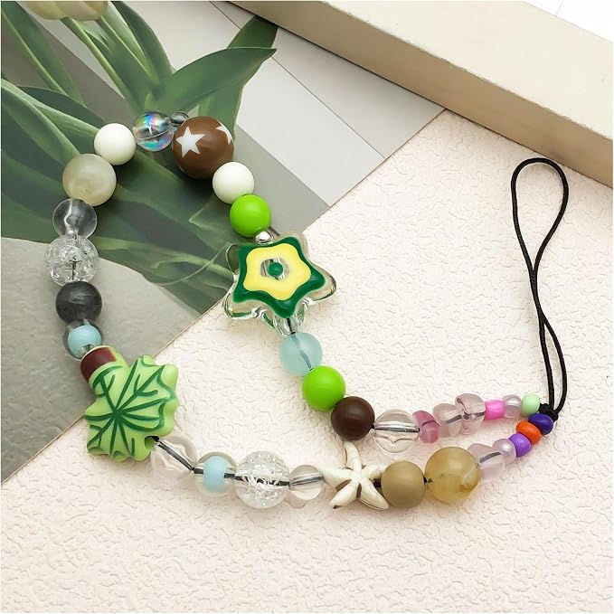 Beaded Camera Wrist Strap Cute Digital Camera Charm Lanyard Phone Chain - Image 7