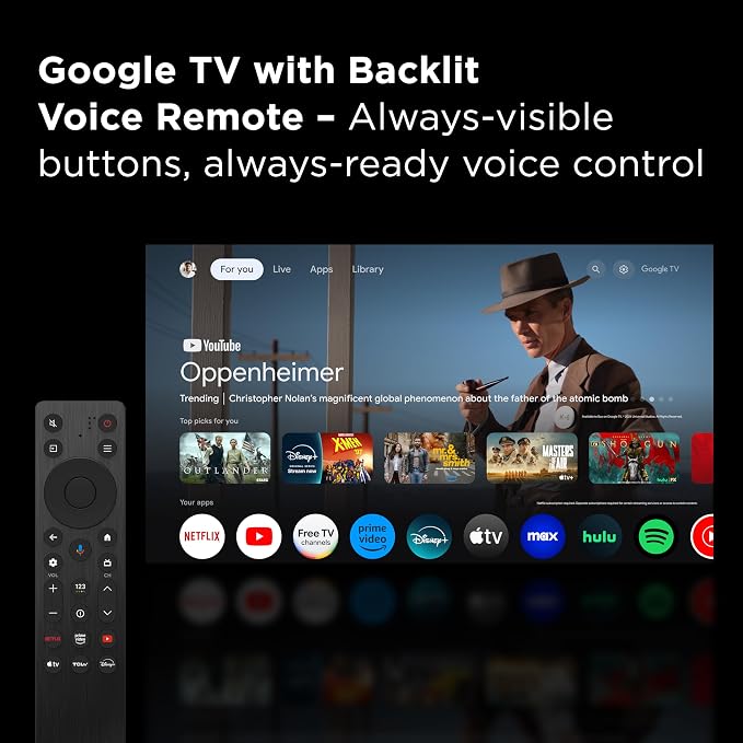 TCL 75" T7 4K QLED Google TV with 144Hz Gaming (75T7) | Smooth Motion for Sports & Gaming - Image 7