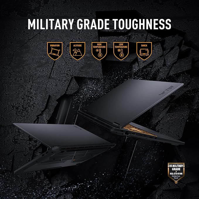 ASUS TUF Gaming F16 (2025) Gaming Laptop, 16” FHD+ 165Hz 16:10 Display, Intel® Core™ i5 Processor 13450HX, NVIDIA® GeForce RTX™ 5050, 16GB DDR5, 512GB PCIe Gen4 SSD, Wi-Fi 6E, Win 11 Home - Image 4