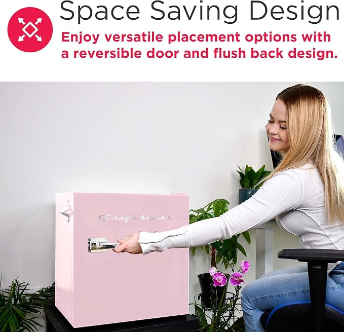 Frigidaire EFR176 1.6 cu. ft. Retro Bar Fridge with Side Bottle Opener (Pink) - Image 6