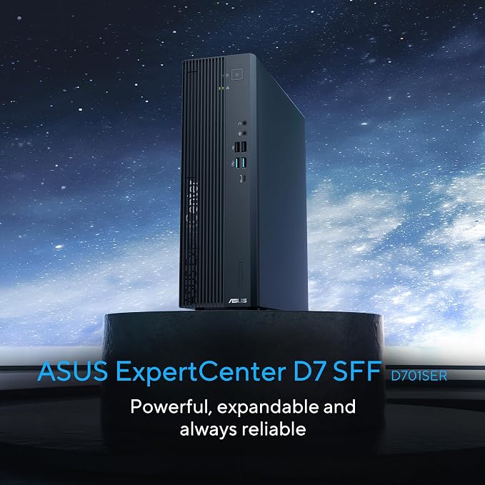 ASUS ExpertCenter D701 Desktop, Intel Core i7, 16GB DDR5 RAM, 512GB SSD, Windows 11 Pro, Bundled Wired Keyboard and Mouse, D701SER-XS703 - Image 3
