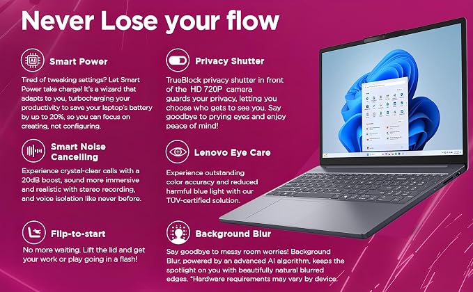 Lenovo Business Laptop, 16GB RAM, 512GB SSD, i5-13420H | High-Compute H-Series CPU, 16" FHD+, Win 11, for Power Users & Professionals - Image 5